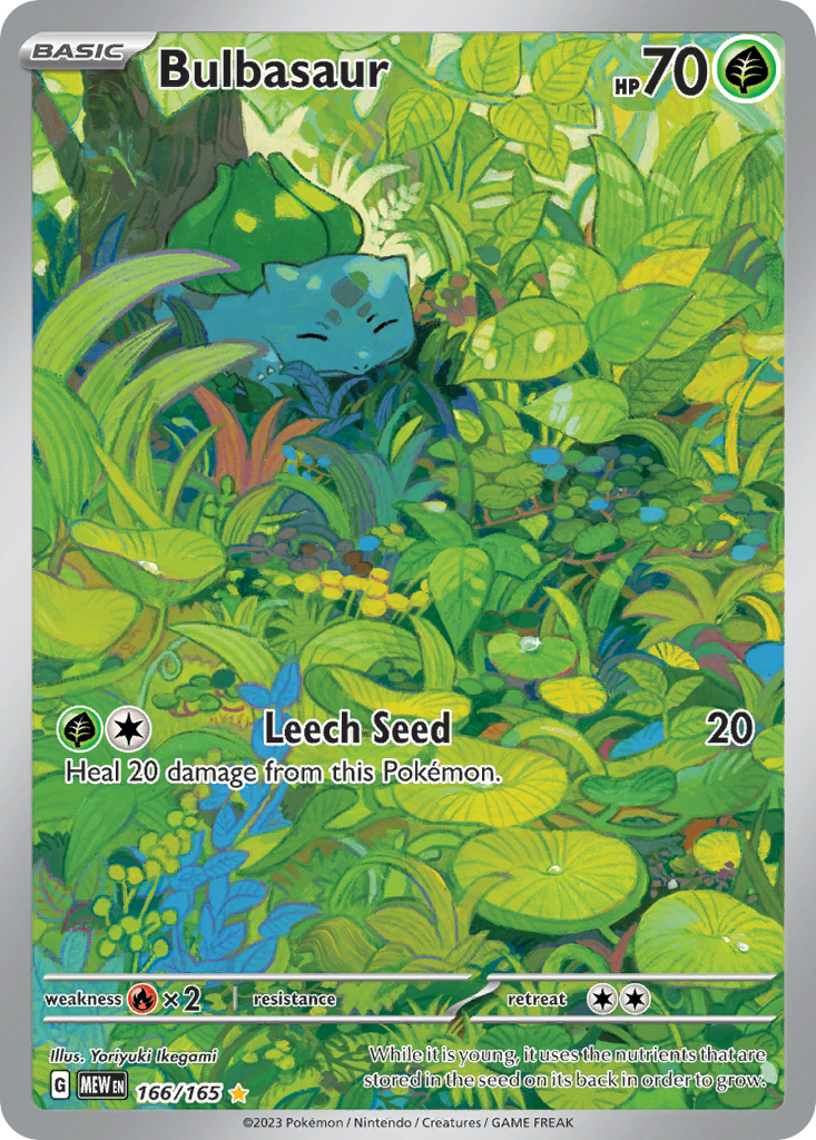 Bulbasaur — illustrated card