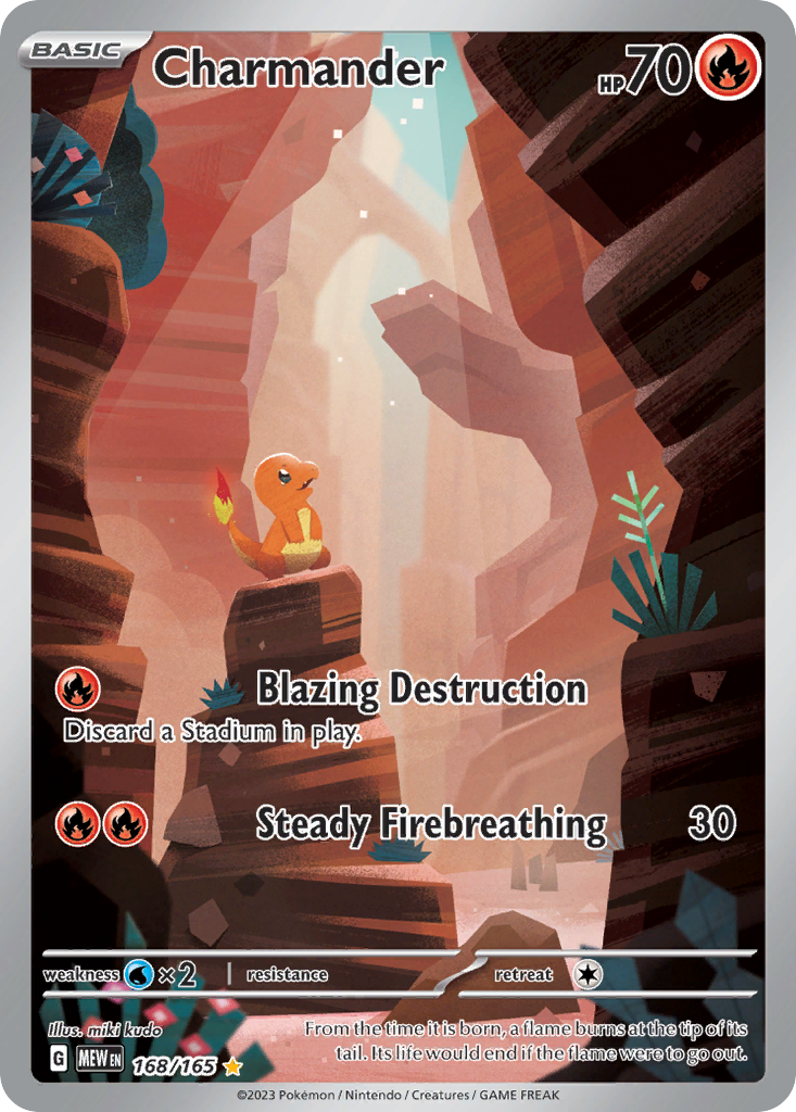 Charmander — illustrated card