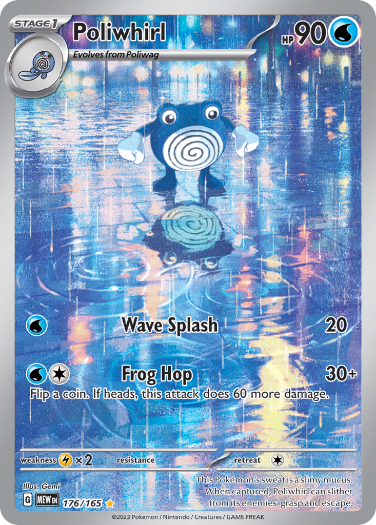 Poliwhirl — illustrated card