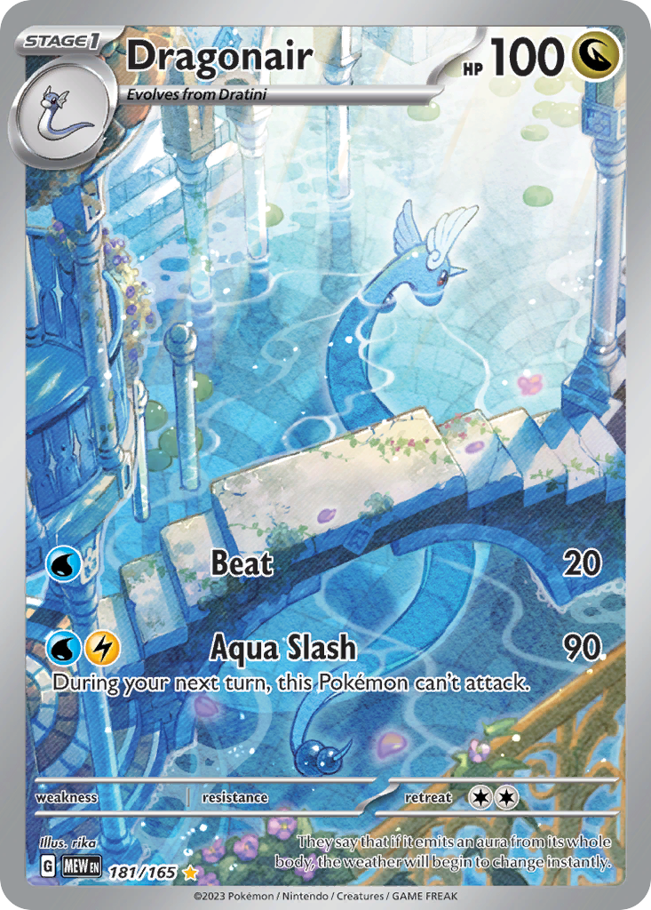 Dragonair — illustrated card