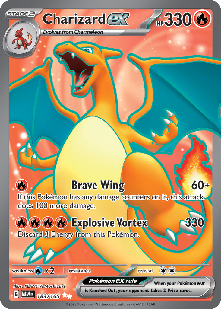 Charizard ex — illustrated card
