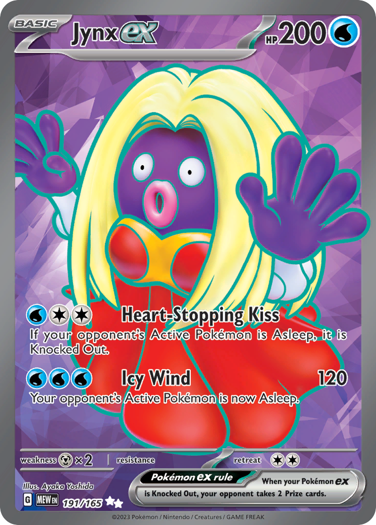 Jynx ex — illustrated card