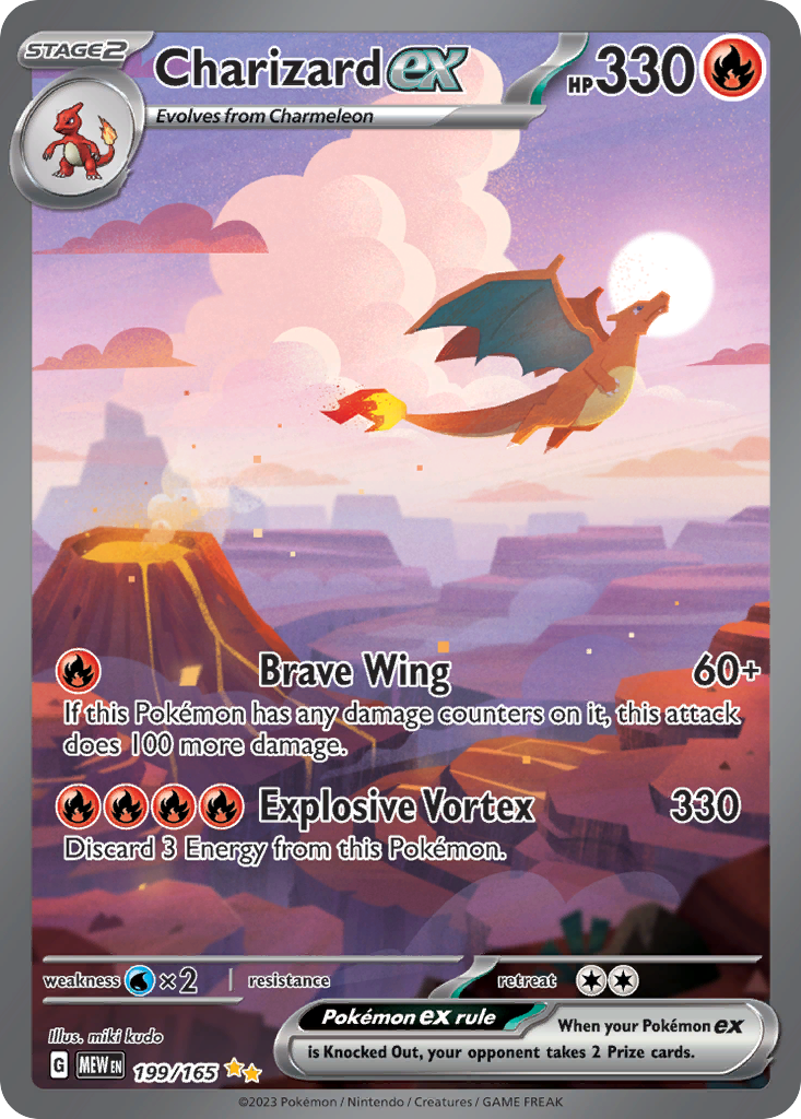 Charizard ex — illustrated card