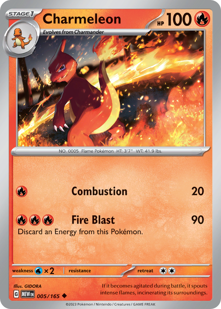 Charmeleon — illustrated card