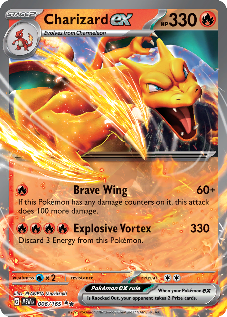 Charizard ex — illustrated card