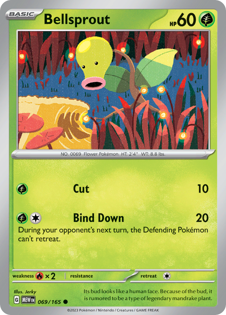 Bellsprout — illustrated card