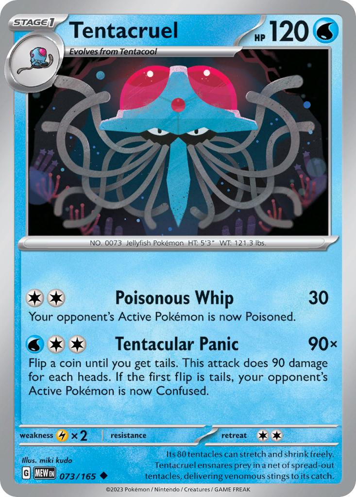 Tentacruel — illustrated card
