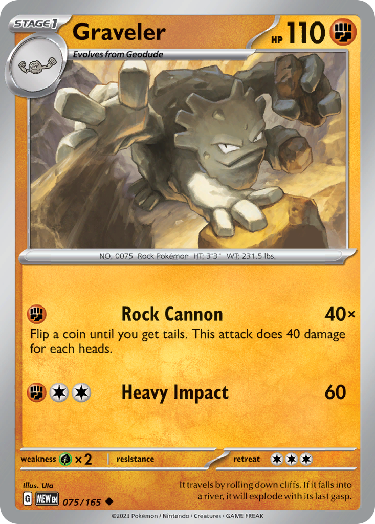 Graveler — illustrated card
