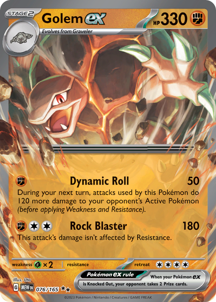Golem ex — illustrated card