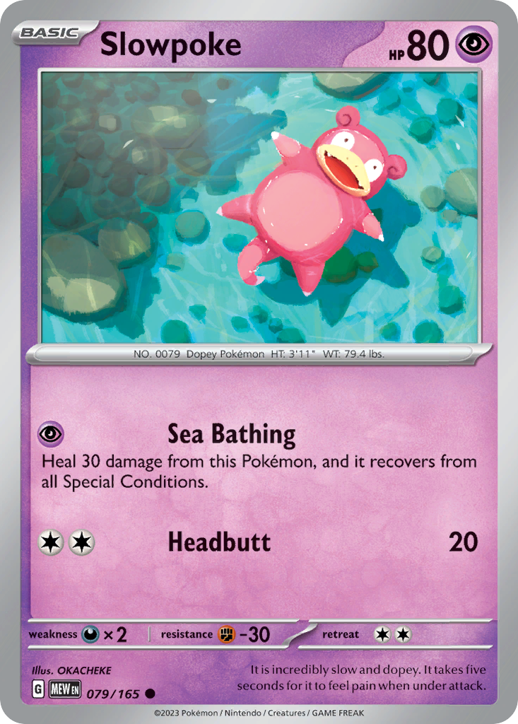 Slowpoke — illustrated card