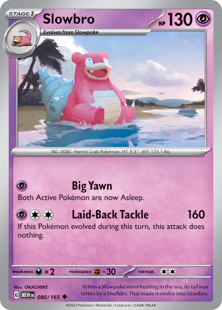 Slowbro — illustrated card