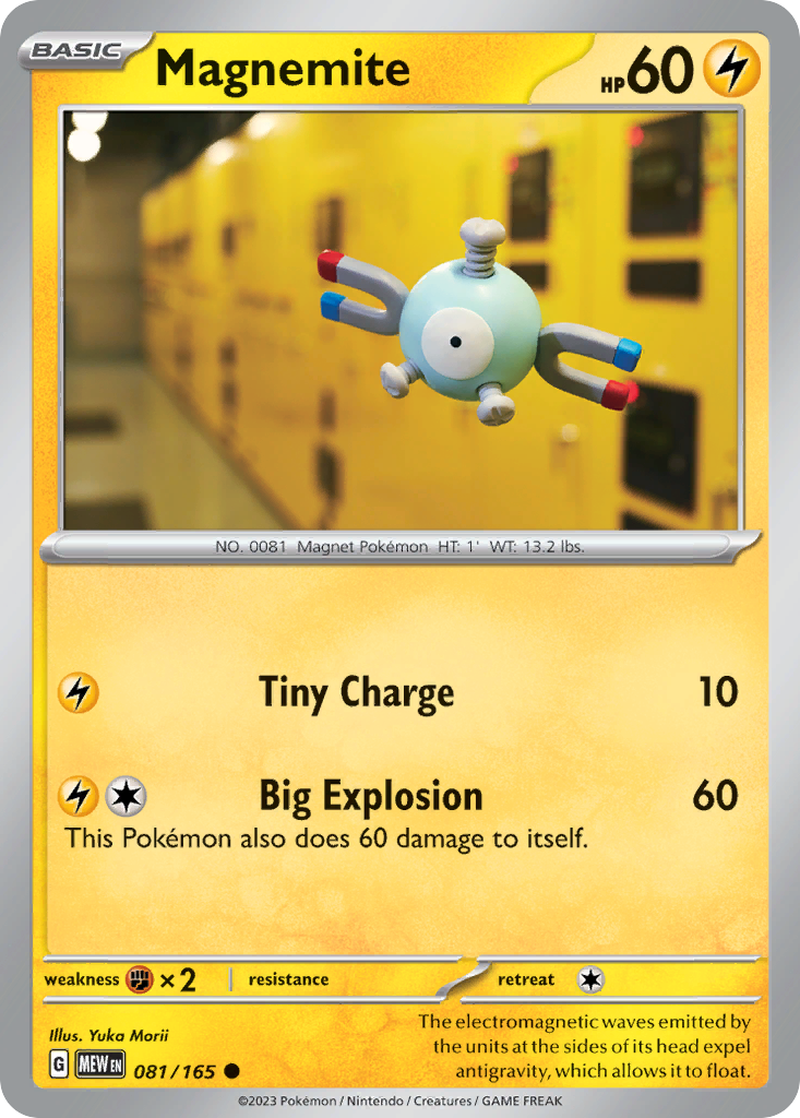 Magnemite — illustrated card