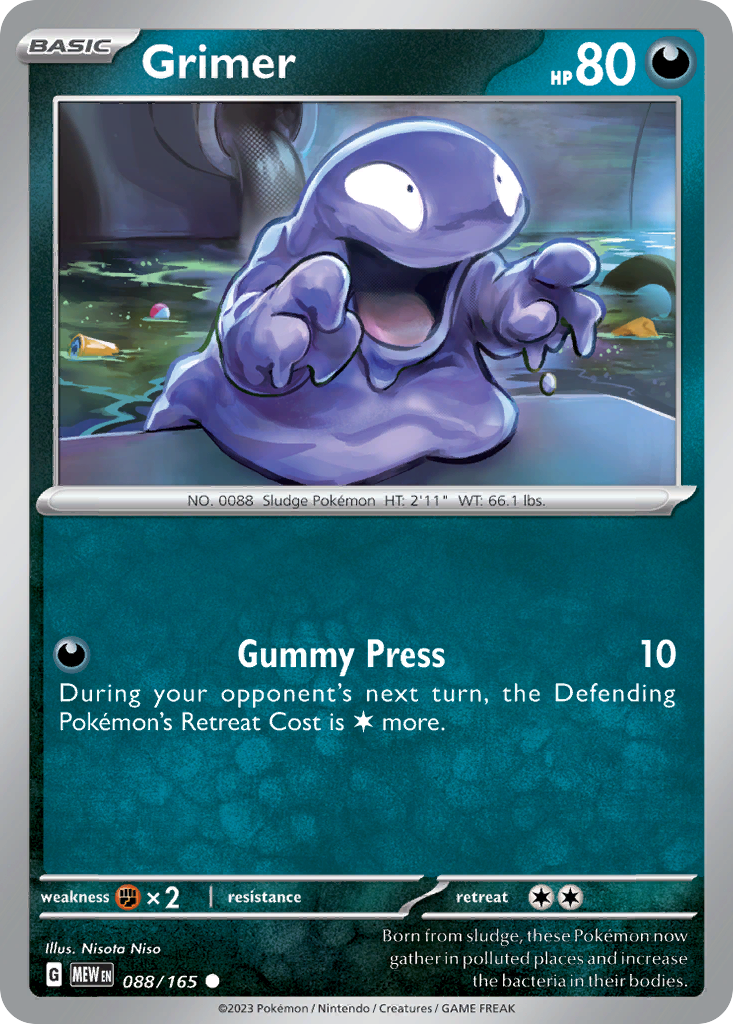 Grimer — illustrated card