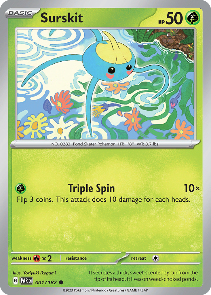 Surskit — illustrated card