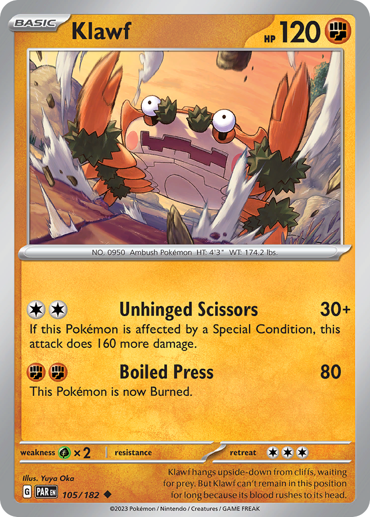 Klawf — illustrated card