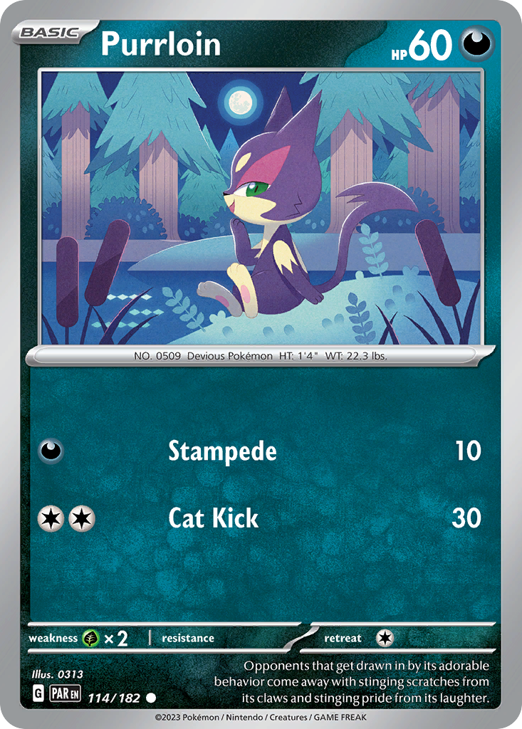 Purrloin — illustrated card