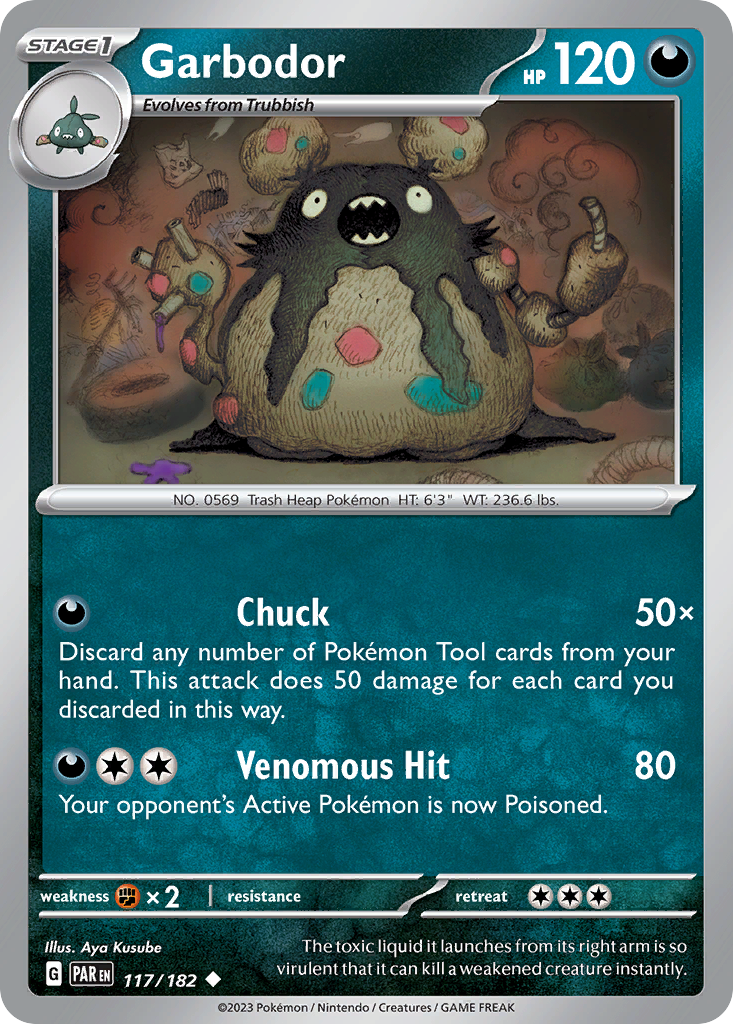 Garbodor — illustrated card