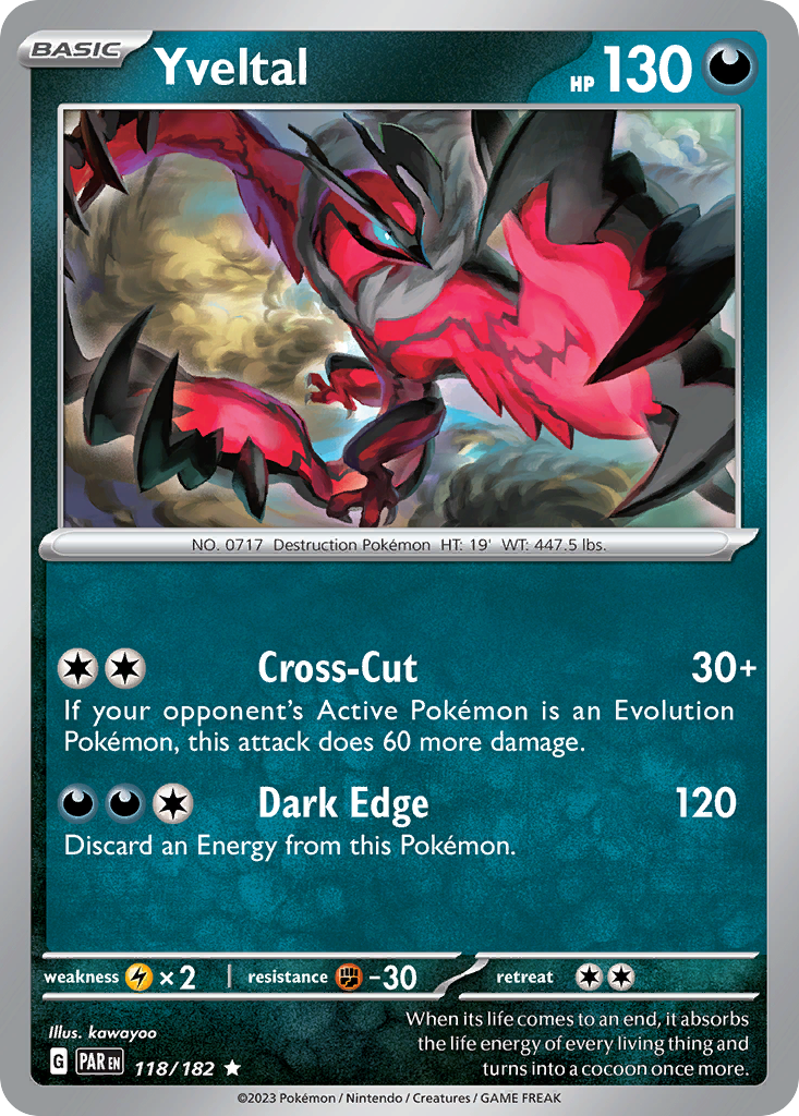 Yveltal — illustrated card