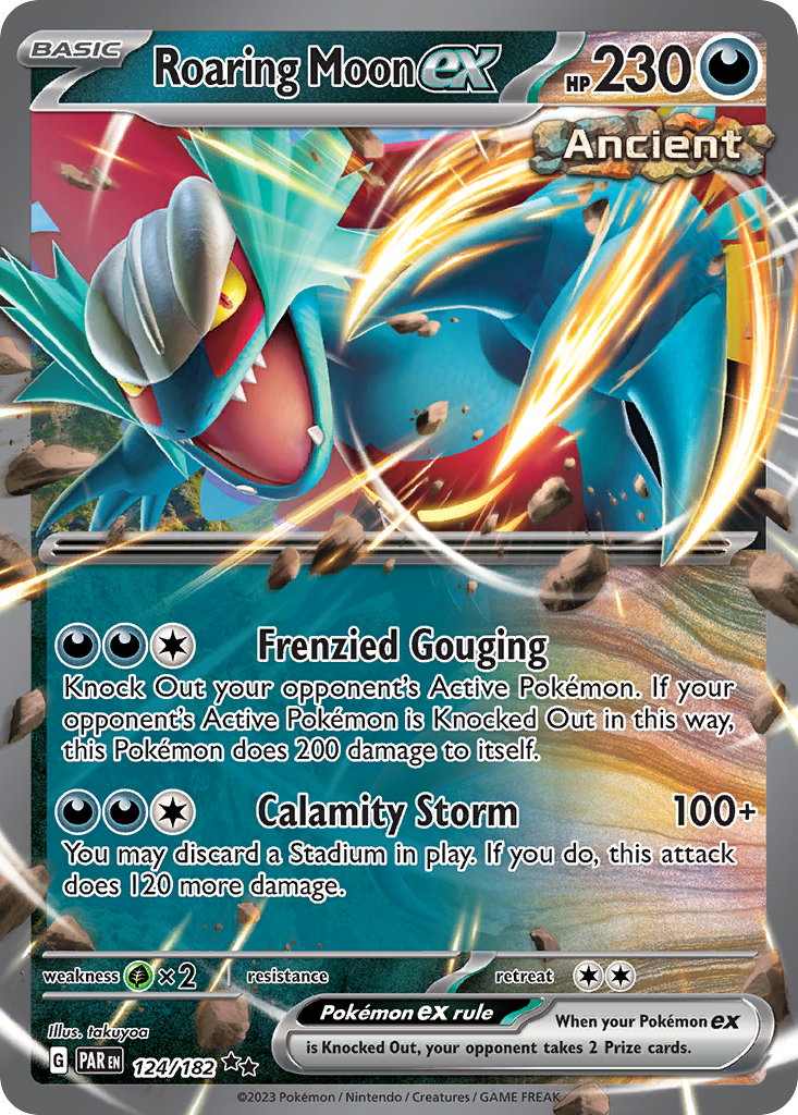 Roaring Moon ex — illustrated card