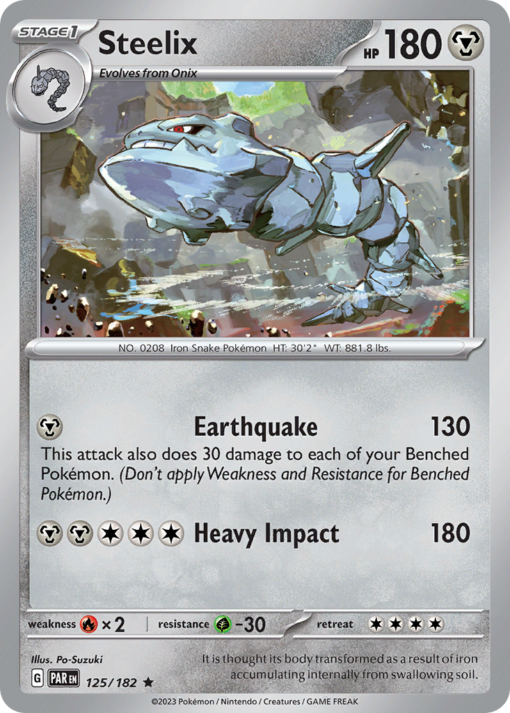 Steelix — illustrated card