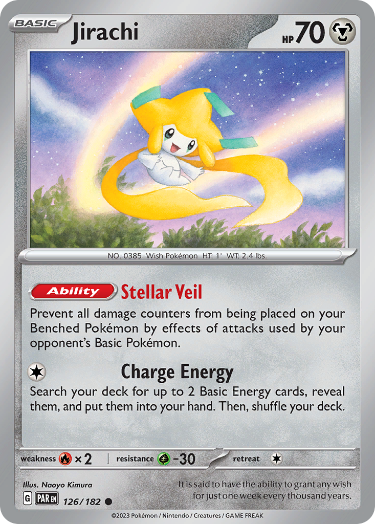 Jirachi — illustrated card