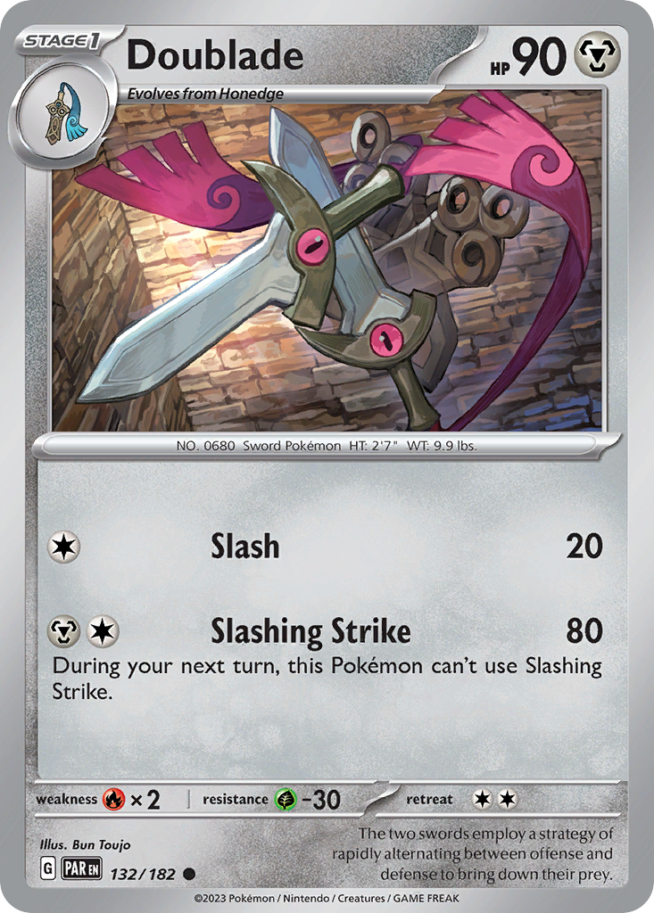Doublade — illustrated card
