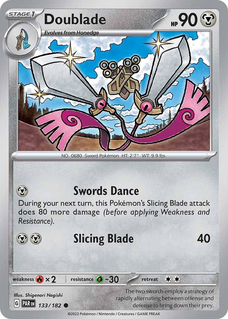 Doublade — illustrated card