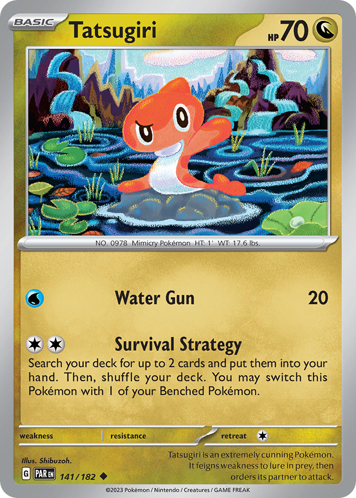 Tatsugiri — illustrated card