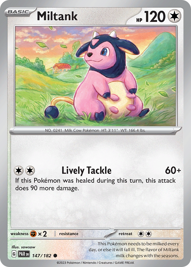 Miltank — illustrated card