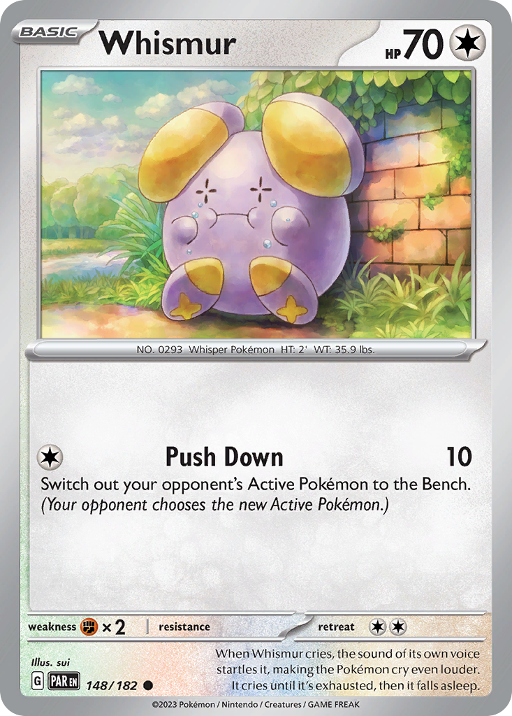 Whismur — illustrated card