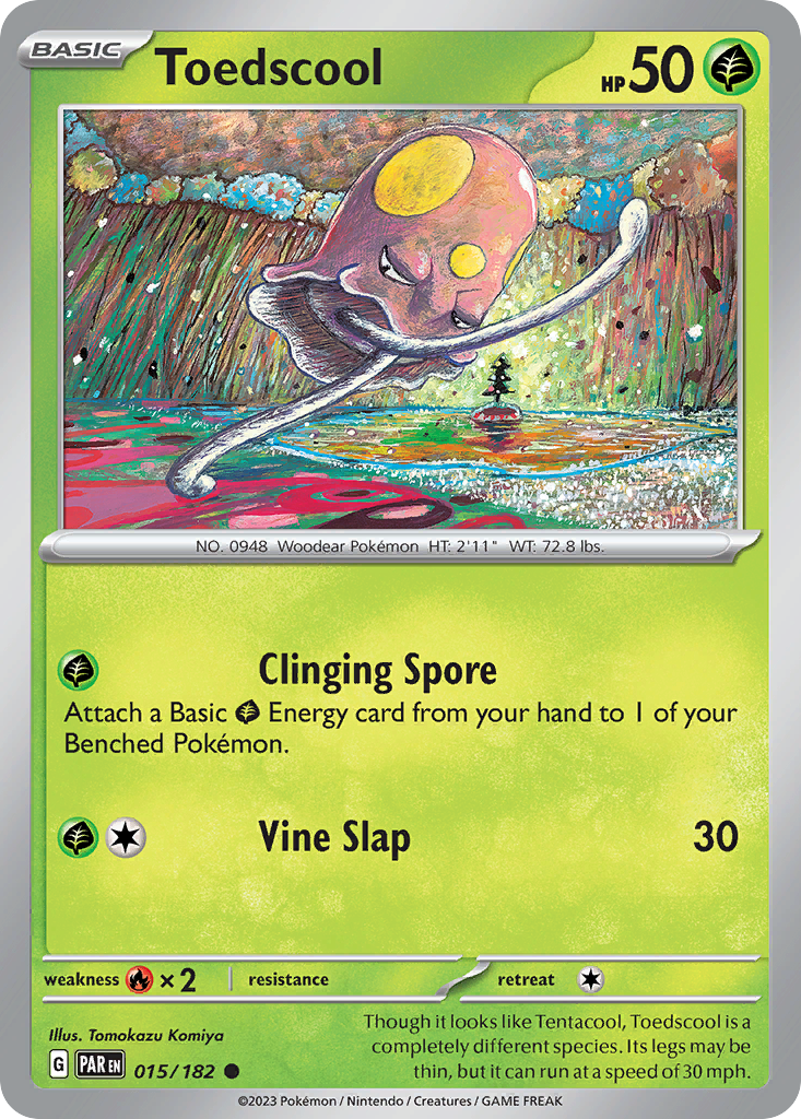 Toedscool — illustrated card