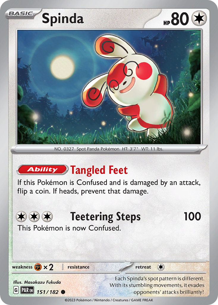Spinda — illustrated card