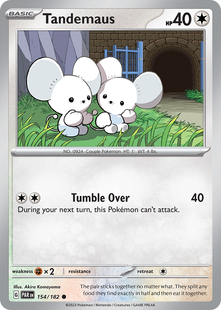 Tandemaus — illustrated card