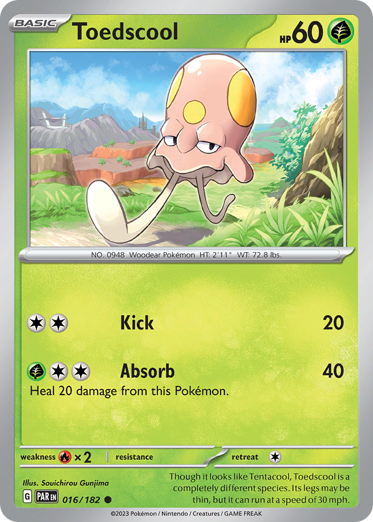 Toedscool — illustrated card