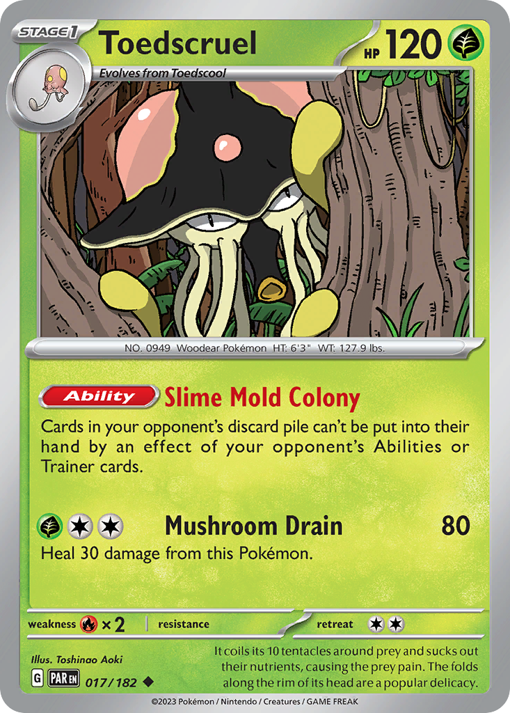 Toedscruel — illustrated card