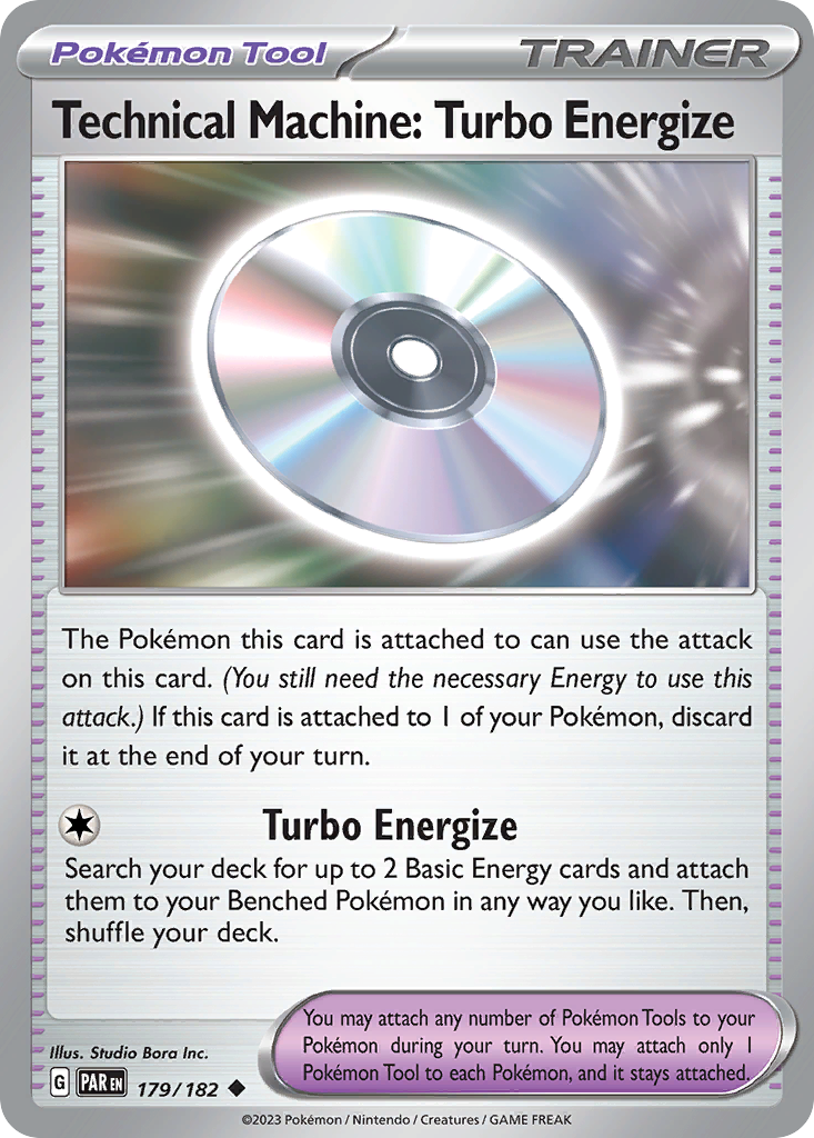 Technical Machine: Turbo Energize — illustrated card