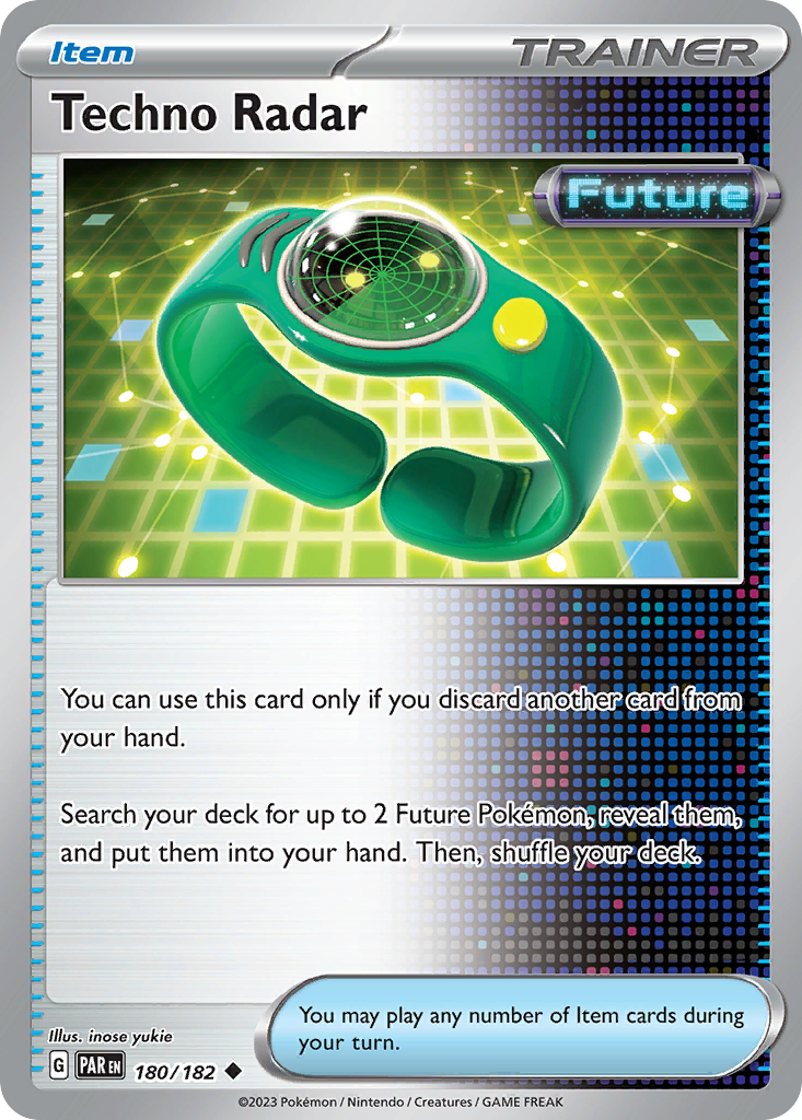Techno Radar — illustrated card