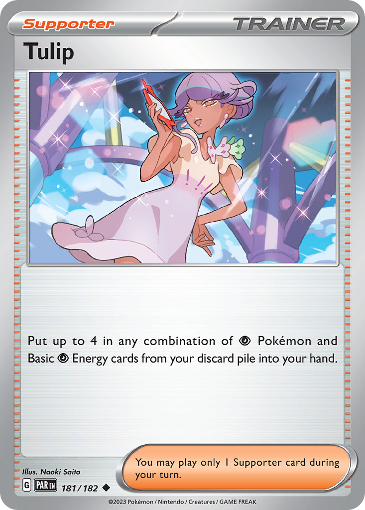 Tulip — illustrated card
