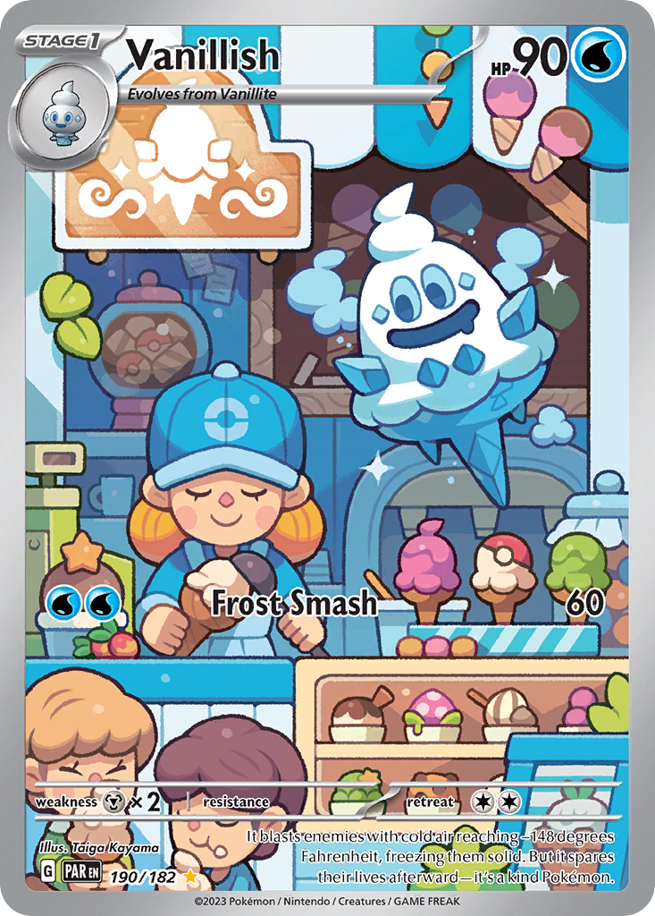 Vanillish — illustrated card