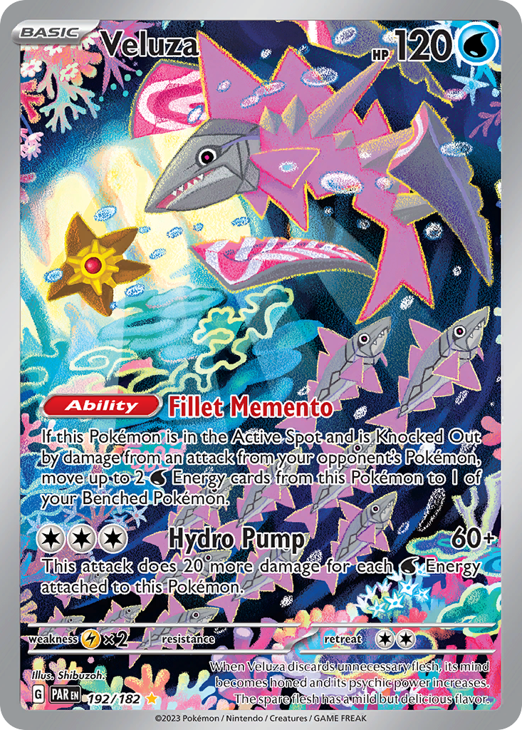 Veluza — illustrated card