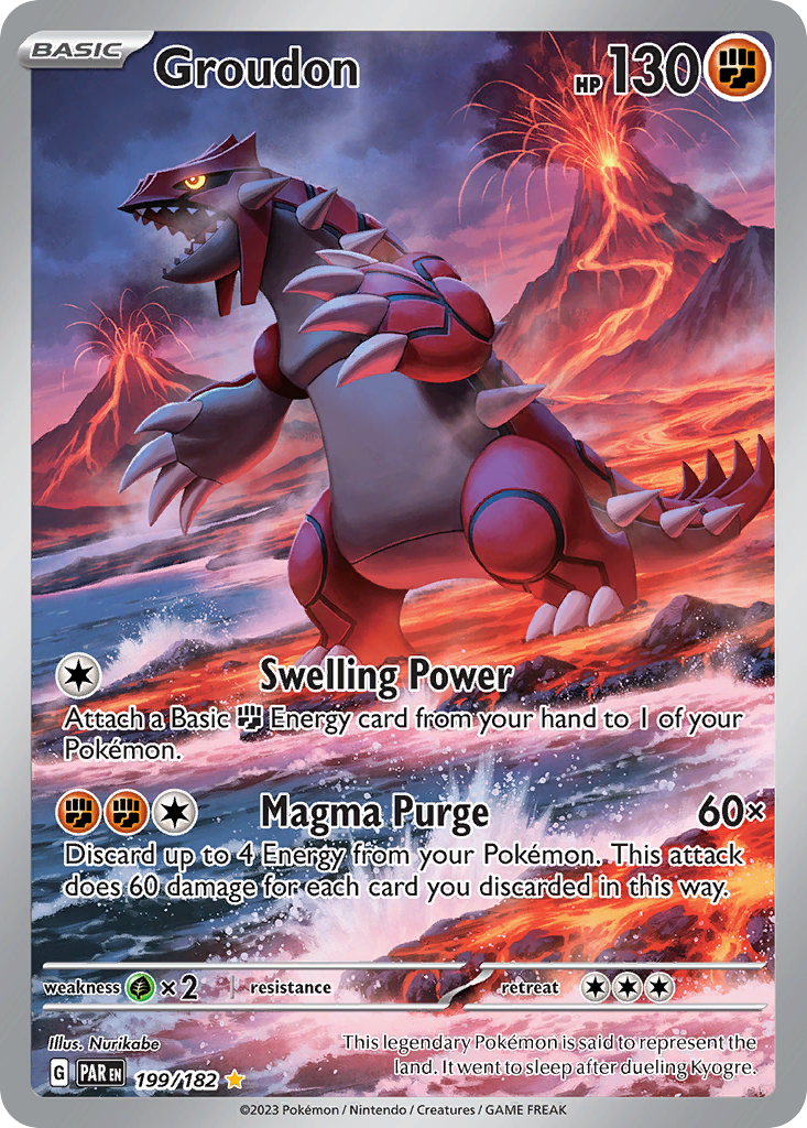 Groudon — illustrated card