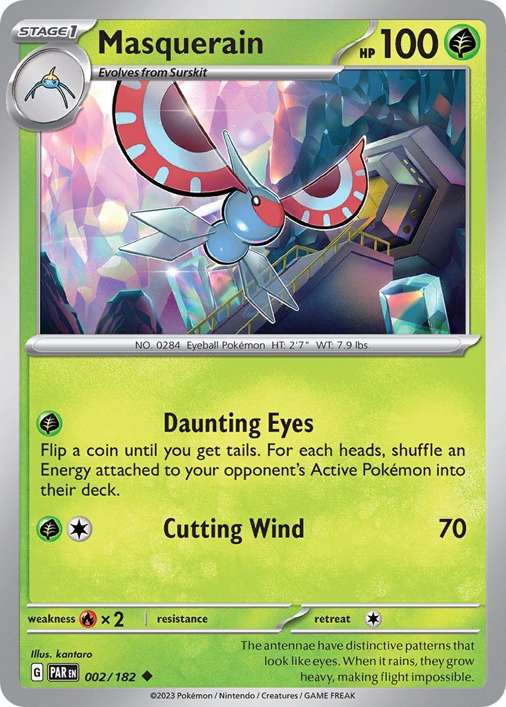 Masquerain — illustrated card