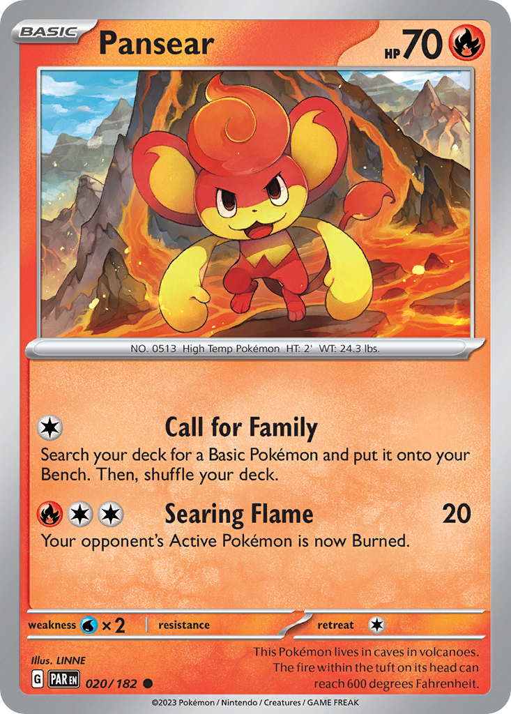 Pansear — illustrated card