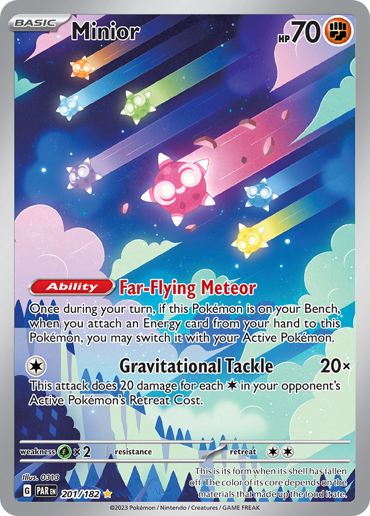 Minior — illustrated card