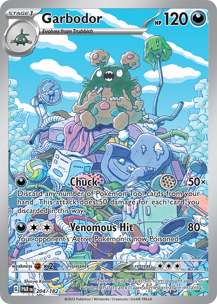 Garbodor — illustrated card