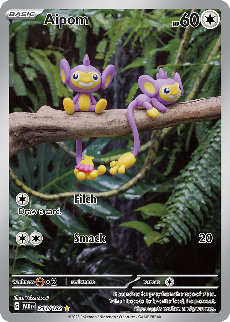 Aipom — illustrated card