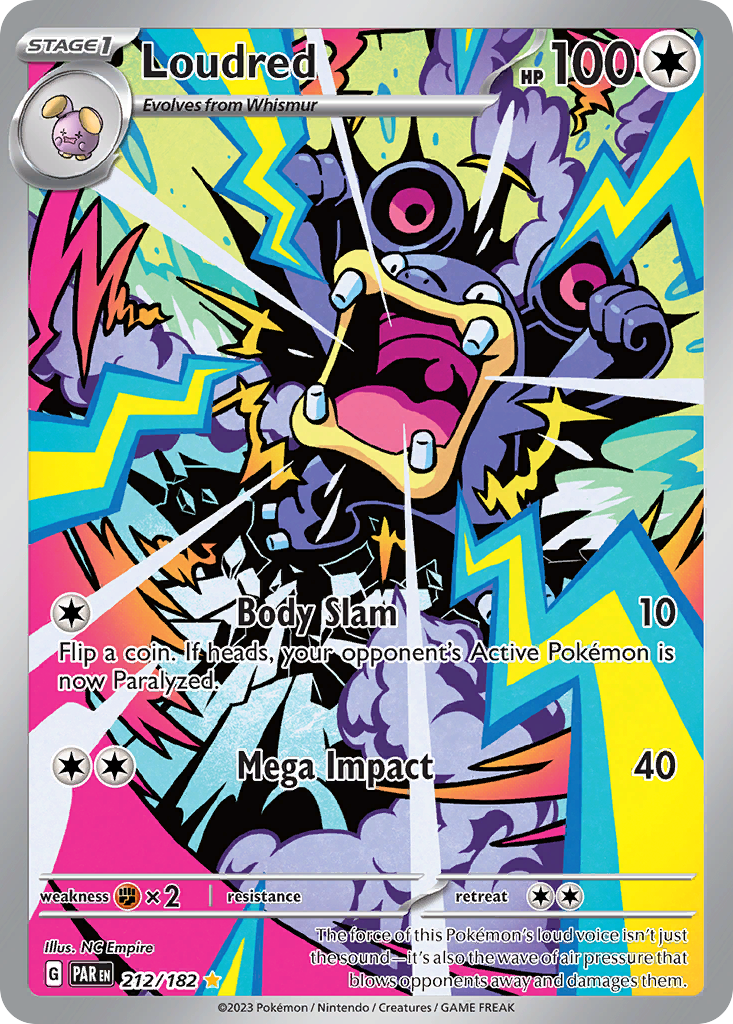 Loudred — illustrated card