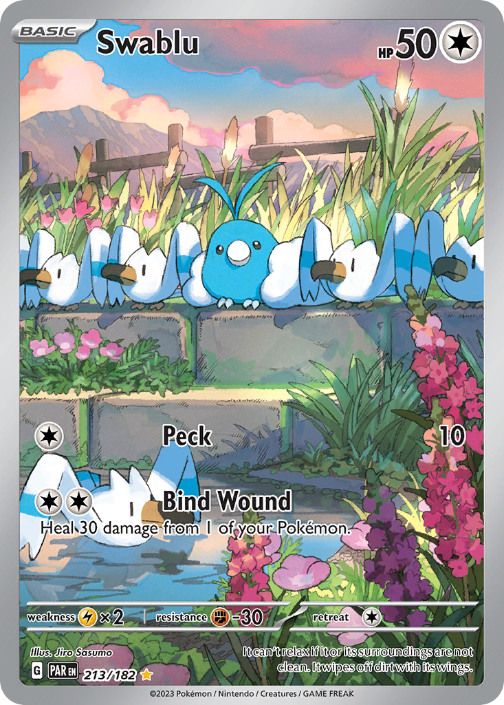 Swablu — illustrated card
