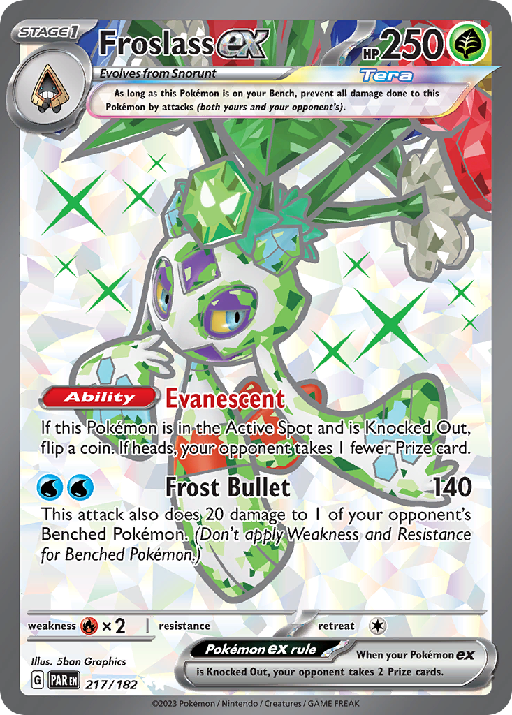 Froslass ex — illustrated card