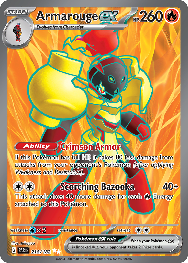 Armarouge ex — illustrated card